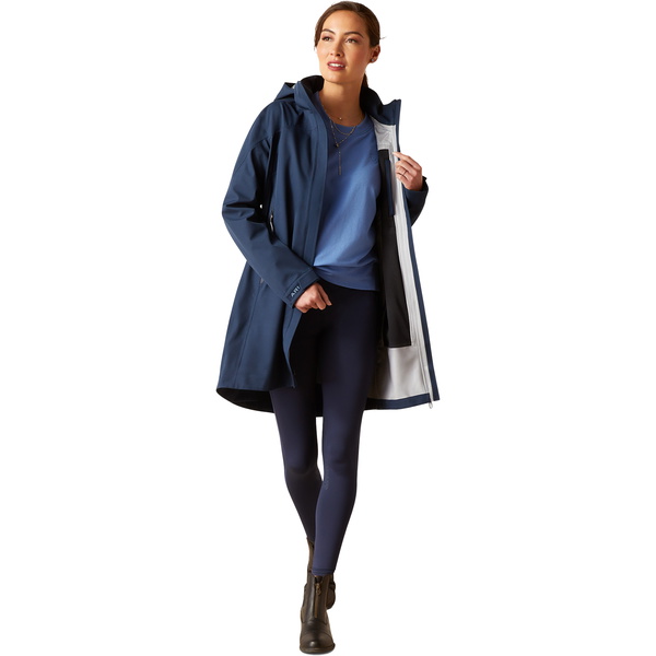2024 Ariat Mujeres Costera H2O Abrigo Largo Parka 10046092 - Navy Eclipse